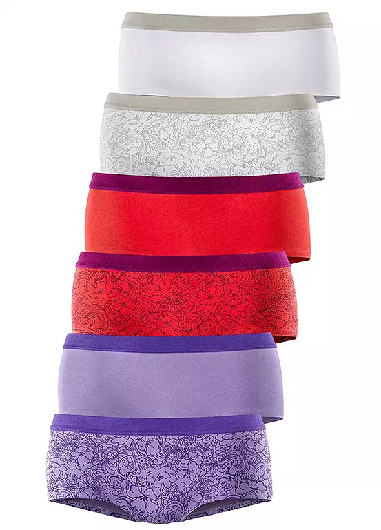 Pack Of 6 Shorts 1 Pack Of 6 Shorts