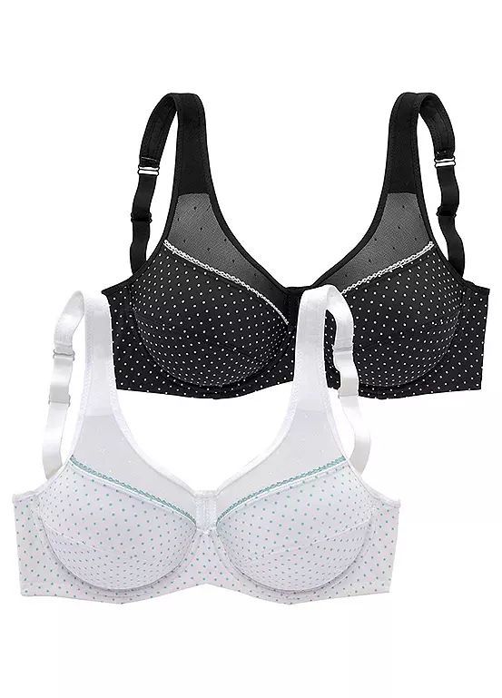 Petite Fleur 2 Pack Of Underwired Bras 1 Petite Fleur 2 Pack Of Underwired Bras