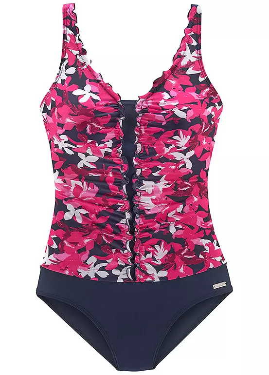 Petite Fleur Floral Print Swimsuit 2 Petite Fleur Floral Print Swimsuit - Image 2