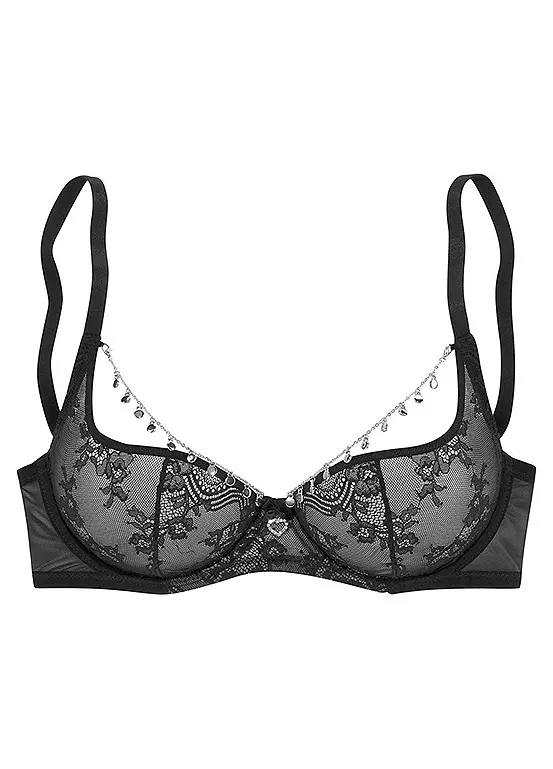 Petite Fleur Gold Underwired Bra 2 Petite Fleur Gold Underwired Bra - Image 2