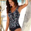 Petite Fleur Multi Print Swimsuit