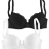 Petite Fleur Pack Of 2 Balconette Bras