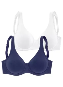 Petite Fleur Pack Of 2 Minimiser Bras -Sunbeach Style Shop Petite Fleur Pack of 2 Minimiser Bras699312FRSC