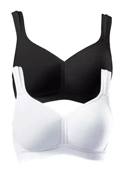 Petite Fleur Pack Of 2 Non-Wired Bras