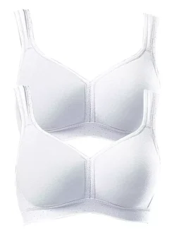 Petite Fleur Pack Of 2 Non-Wired Bras 6 Petite Fleur Pack Of 2 Non-Wired Bras -Sunbeach Style Shop Petite Fleur Pack of 2 Non Wired Bras850501FRSC