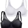 Petite Fleur Pack Of 2 Non Wired Full Cup Bra