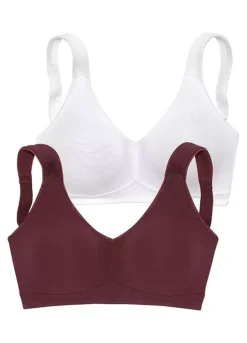 Petite Fleur Pack Of 2 Seamless Bras 7 Petite Fleur Pack Of 2 Seamless Bras -Sunbeach Style Shop Petite Fleur Pack of 2 Seamless Bras15228230FRSC