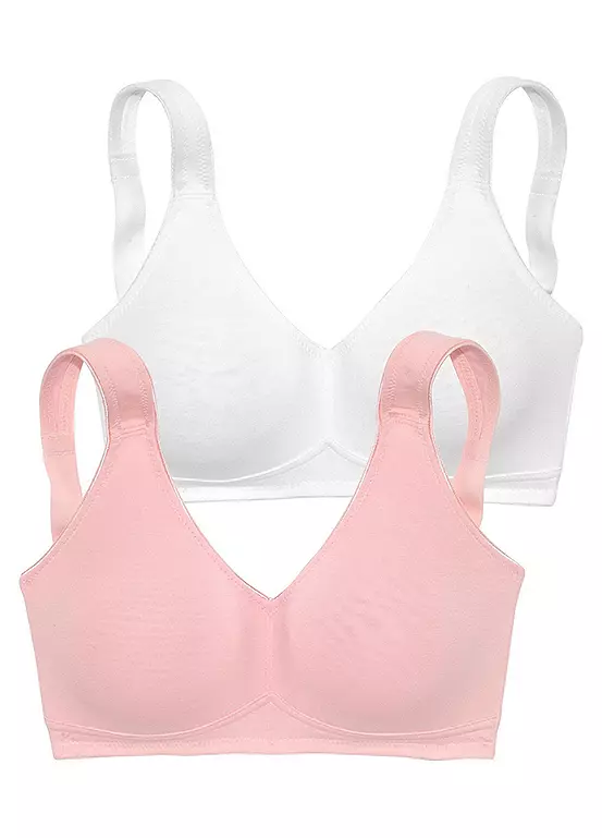 Petite Fleur Pack Of 2 Seamless Bras 5 Petite Fleur Pack Of 2 Seamless Bras - Image 5