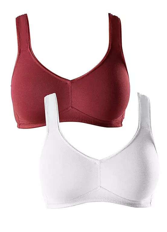 Petite Fleur Pack Of 2 Seamless Bras 2 Petite Fleur Pack Of 2 Seamless Bras - Image 2
