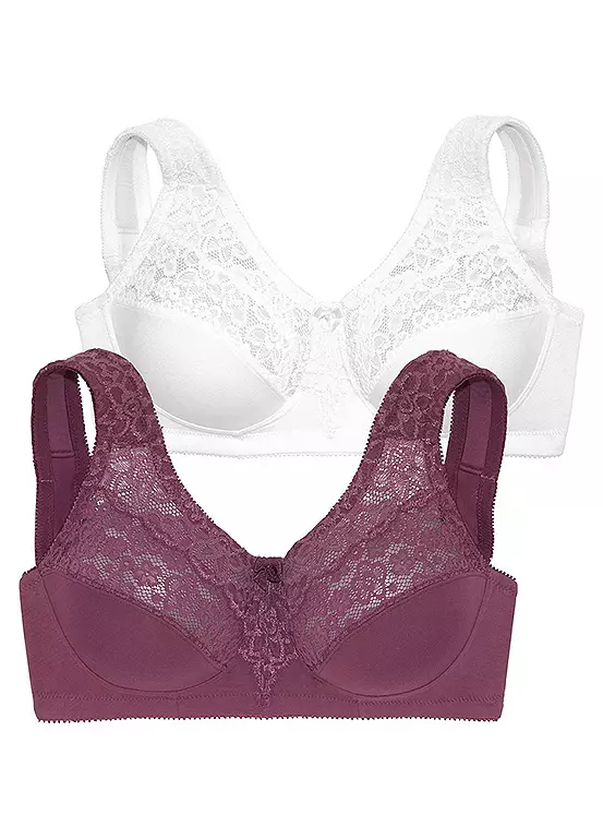 Petite Fleur Pack Of 2 Support Bras 5 Petite Fleur Pack Of 2 Support Bras - Image 5