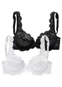 Petite Fleur Pack Of 2 Underwired Bras