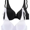 Petite Fleur Pack Of 2 Underwired Cotton T-Shirt Bras