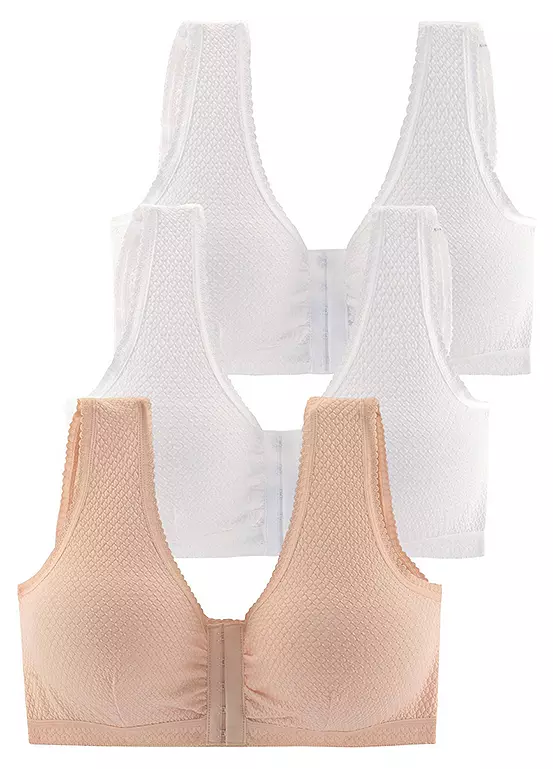 Petite Fleur Pack Of 3 Wireless Bras 1 Petite Fleur Pack Of 3 Wireless Bras
