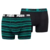 Puma Pack Of 2 Logo Print Boxers