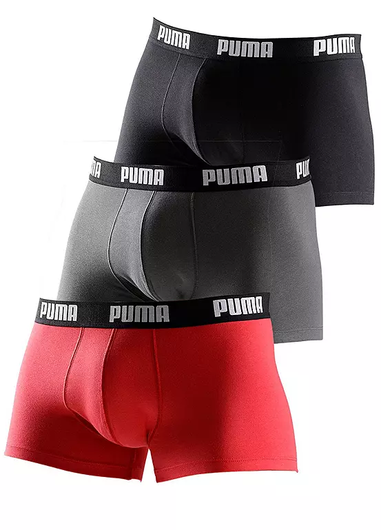 Puma Pack Of 3 Boxers 4 Puma Pack Of 3 Boxers - Image 4