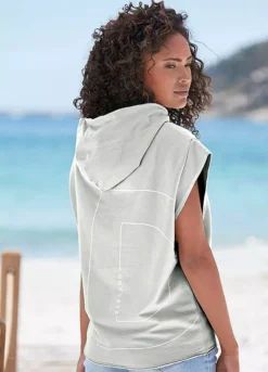 Elbsand Short Sleeve Hoodie -Sunbeach Style Shop Short Sleeve Hoodie65400263FRSP W01