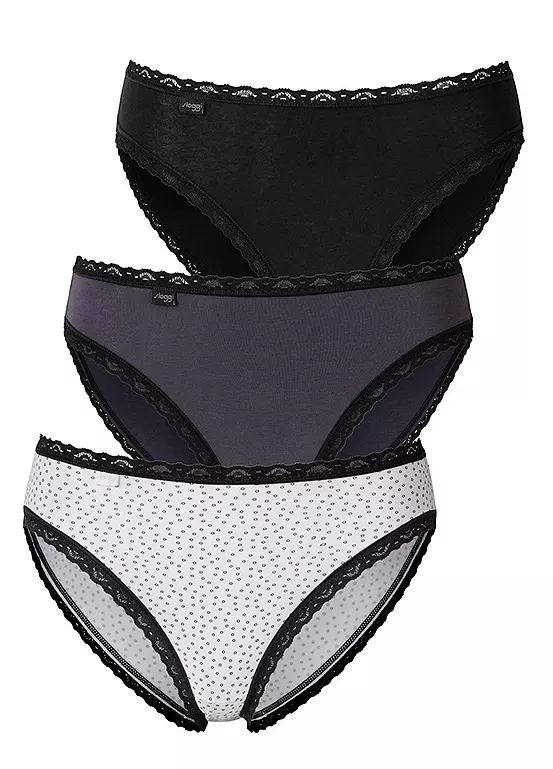 Sloggi Pack Of 3 High-Leg Briefs 2 Sloggi Pack Of 3 High-Leg Briefs - Image 2