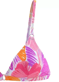 Sunseeker Butterfly Print Triangle Bikini Top -Sunbeach Style Shop Sunseeker Butterfly Print Triangle Bikini Top33357043FRSC W01