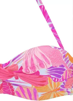 Sunseeker Butterfly Print Underwired Bandeau Bikini Top -Sunbeach Style Shop Sunseeker Butterfly Print Underwired Bandeau Bikini Top74108152FRSC W01