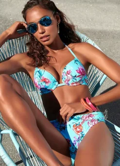 Sunseeker Floral Print Push Up Bikini Top -Sunbeach Style Shop Sunseeker Floral Print Push Up Bikini Top98787748FRSP W01