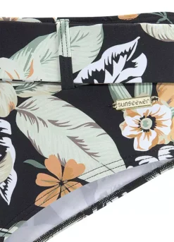 Sunseeker High Waist Tropical Print Bikini Bottoms -Sunbeach Style Shop Sunseeker High Waist Tropical Print Bikini Bottoms10561746FRSC W01