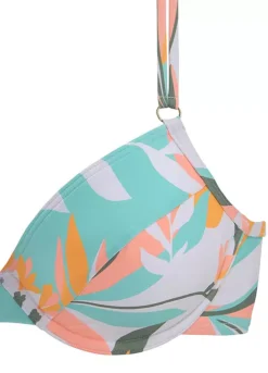 Sunseeker Leaf Print Underwired Bikini -Sunbeach Style Shop Sunseeker Leaf Print Underwired Bikini19767433FRSC W01
