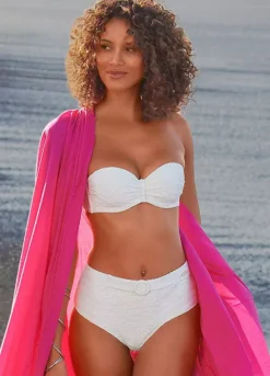 Sunseeker ’Loretta’ High Waist Bikini Bottom -Sunbeach Style Shop Sunseeker Loretta High Waist Bikini Bottom64750364FRSP W01