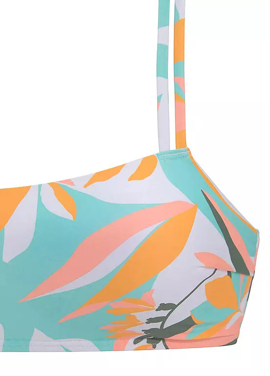 Sunseeker Tropical Print Bustier Bikini 4 Sunseeker Tropical Print Bustier Bikini - Image 4