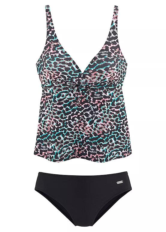 Venice Beach Animal Print Tankini 2 Venice Beach Animal Print Tankini - Image 2