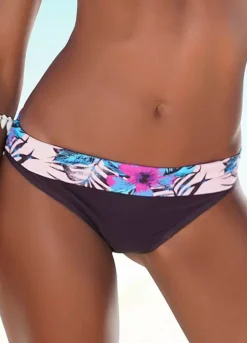 Venice Beach Floral Print Bikini Bottoms