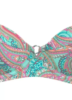 Venice Beach Paisley Print Underwired Bikini Top -Sunbeach Style Shop Venice Beach Paisley Print Underwired Bikini Top68921544FRSC W01