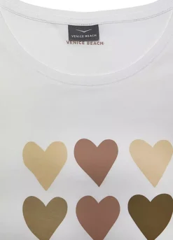 Venice Beach Short Sleeve Front Print T-Shirt -Sunbeach Style Shop Venice Beach Short Sleeve Front Print T Shirt91186045FRSC W02