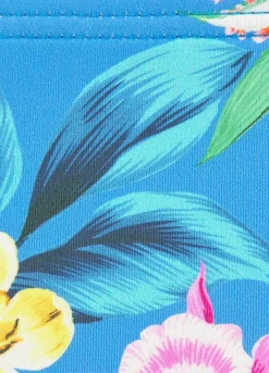 Venice Beach Tropical Print High Waist Bikini Bottoms -Sunbeach Style Shop Venice Beach Tropical Print High Waist Bikini Bottoms92261913FRSC W02