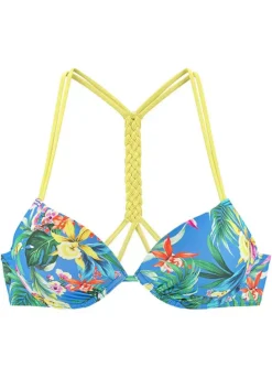 New Products -Sunbeach Style Shop Venice Beach Tropical Print Push Up Bikini Top56813658FRSC