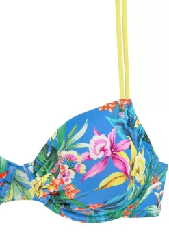 Venice Beach Tropical Print Underwired Bikini Top -Sunbeach Style Shop Venice Beach Tropical Print Underwired Bikini Top29475345FRSC W01