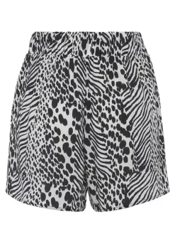 Vivance Animal Print Woven Shorts 9 Vivance Animal Print Woven Shorts -Sunbeach Style Shop Vivance Animal Print Woven Shorts68108531FRSC W01