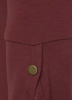 Vivance Cropped-Length Sleeve Top 9 Vivance Cropped-Length Sleeve Top -Sunbeach Style Shop Vivance Cropped Length Sleeve Top17738207FRSC W01