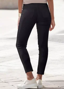 Vivance Decorative Zip Jeggings -Sunbeach Style Shop Vivance Decorative Zip Jeggings36856736FRSP W01