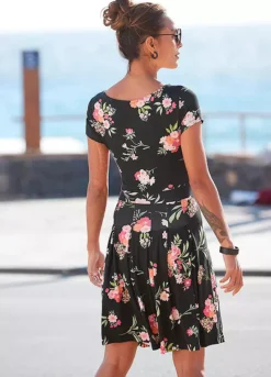 Vivance Floral Dress -Sunbeach Style Shop Vivance Floral Dress34455501FRSP W01