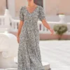 Vivance Floral Maxi Dress