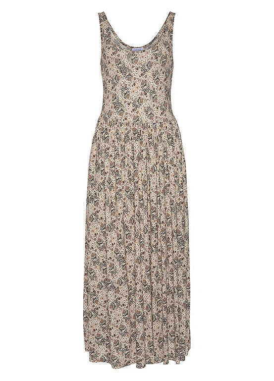 Vivance Floral Print Midi Dress 2 Vivance Floral Print Midi Dress - Image 2