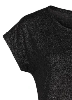 Vivance Glitter Printed T-Shirt -Sunbeach Style Shop Vivance Glitter Printed T Shirt56745816FRSC W01