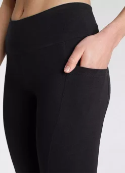 Vivance High-Waist Elasticated Leggings -Sunbeach Style Shop Vivance High Waist Elasticated Leggings58499409FRSP W01
