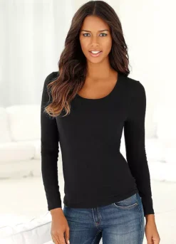 Vivance Pack Of 2 Long Sleeve T-Shirts -Sunbeach Style Shop Vivance Pack of 2 Long Sleeve T Shirts212988FRSP W01