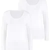 Vivance Pack Of 2 Long Sleeve T-Shirts