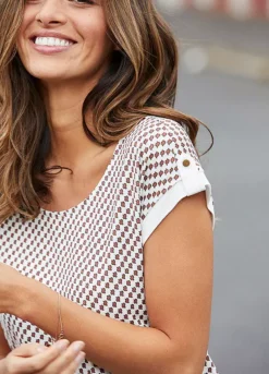 Vivance Print T-Shirt 9 Vivance Print T-Shirt -Sunbeach Style Shop Vivance Print T Shirt85865136FRSP W01