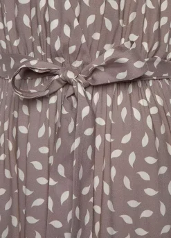 Vivance Printed V-Neck Maxi Dress -Sunbeach Style Shop Vivance Printed V Neck Maxi Dress30992132FRSC W02