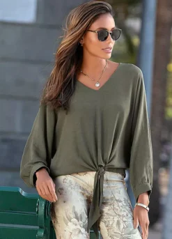 Vivance Slip-On Blouse