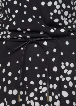 Vivance Spotted Jersey Dress -Sunbeach Style Shop Vivance Spotted Jersey Dress39856929FRSC W02