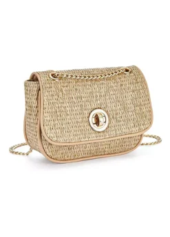 Vivance Straw Shoulder Bag